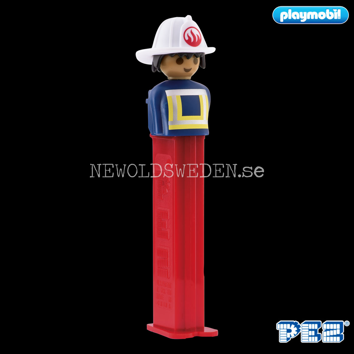 PEZ Dispenser FIREFIGHTER + Candy - PLAYMOBIL - PE19