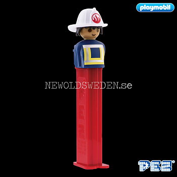 PEZ Dispenser FIREFIGHTER + Candy - PLAYMOBIL - PE19