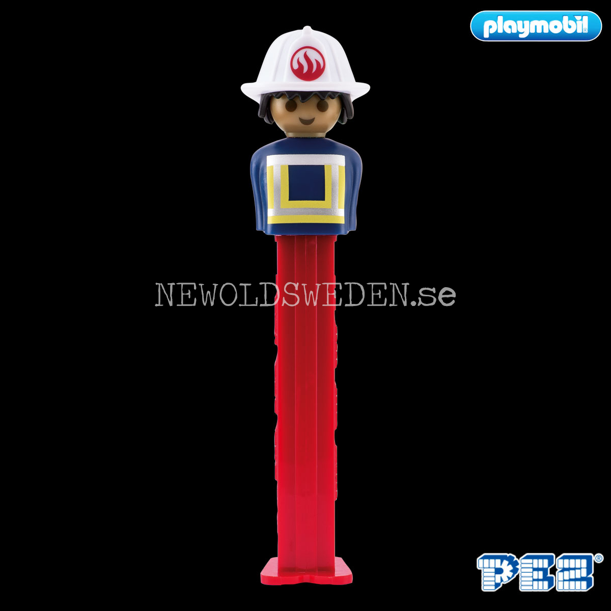PEZ Dispenser FIREFIGHTER + Candy - PLAYMOBIL - PE19 - 3