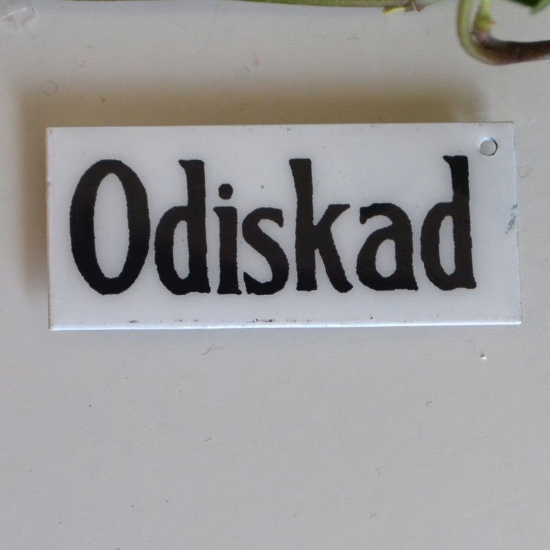 Skylt - Diskad 