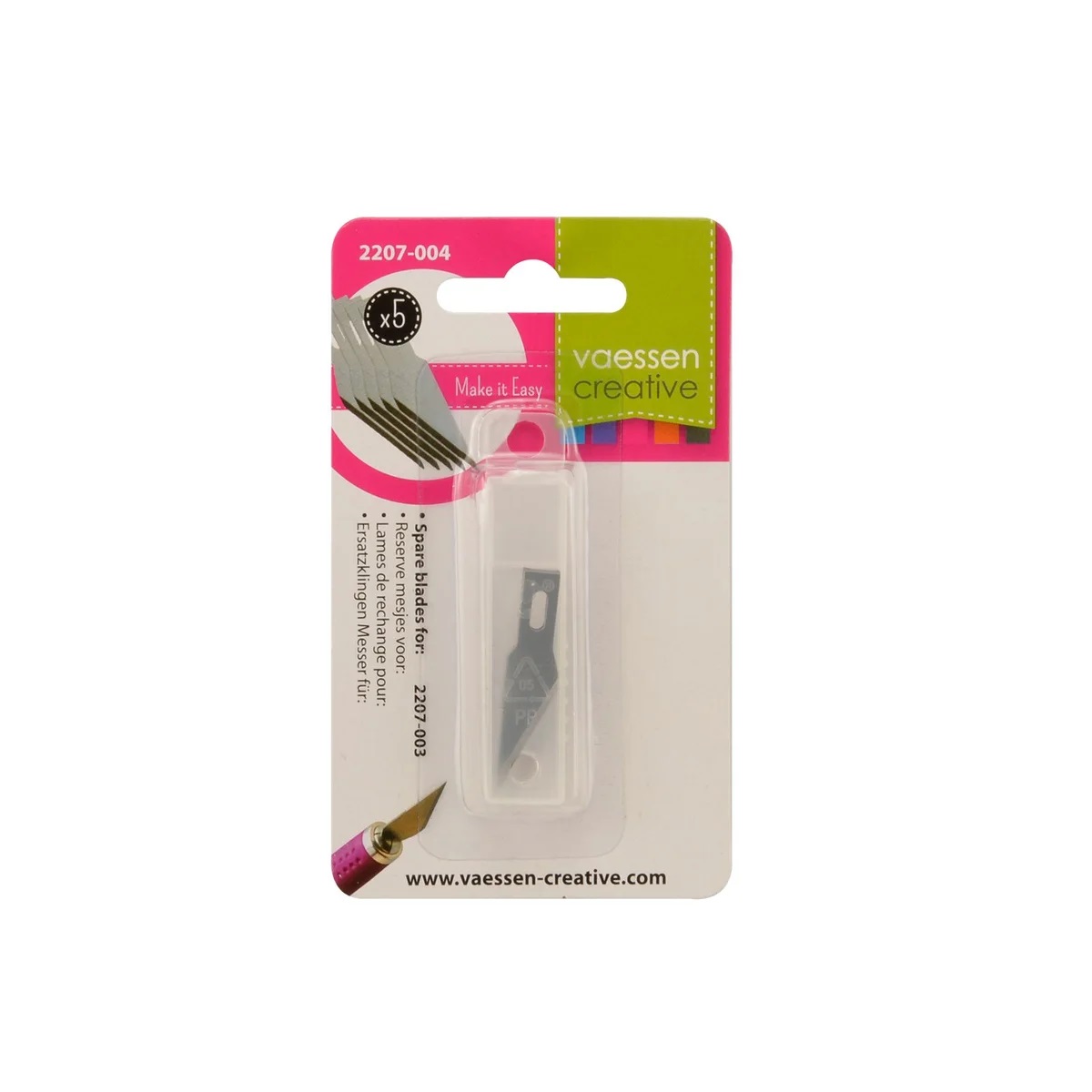 Vaessen - Replacement blades for craft knife 5pcs