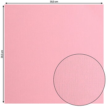 Florence - Cardstock paper texture 12x12 - Rose