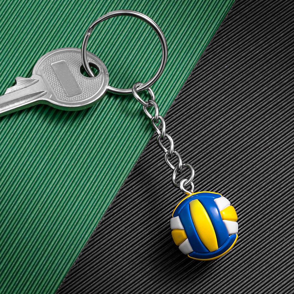 Volleyboll-Nyckelring på bordet