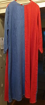 Medieval style dress linen size XL