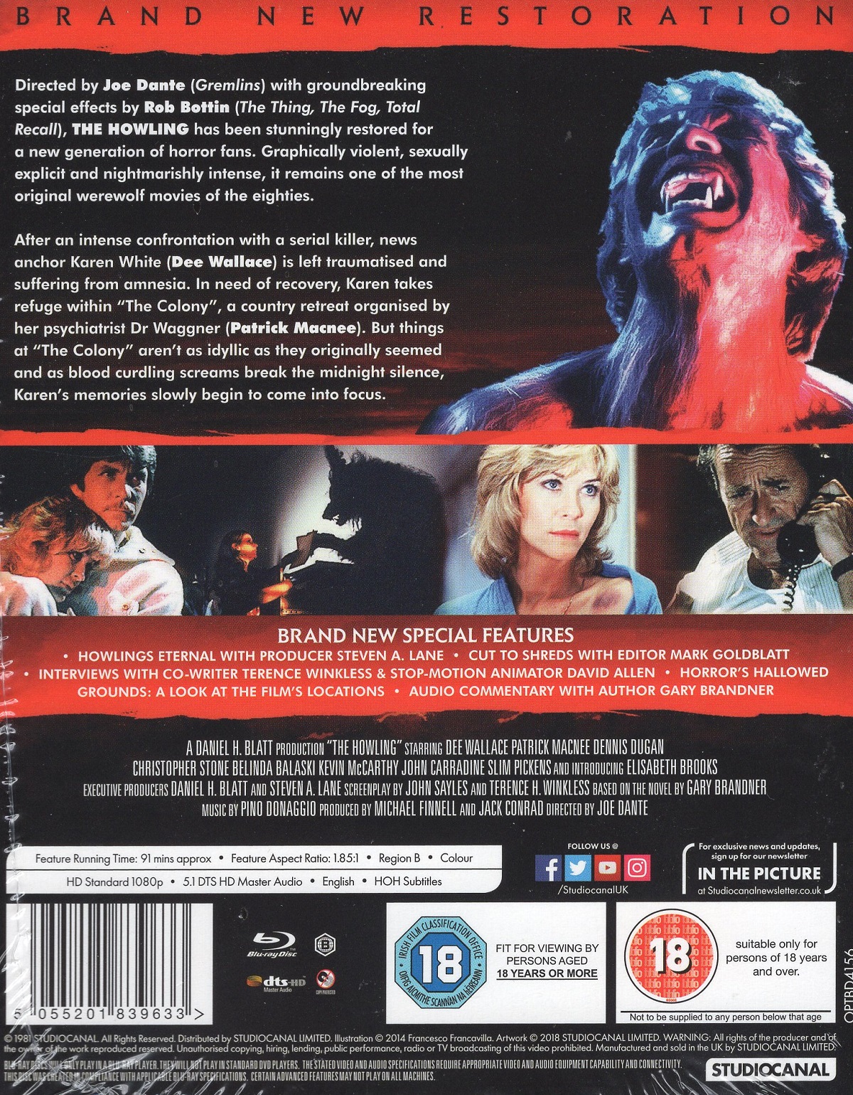 The Howling (Limited Edition) (Steelbook) (ej svensk text) (Blu-ray) - 2