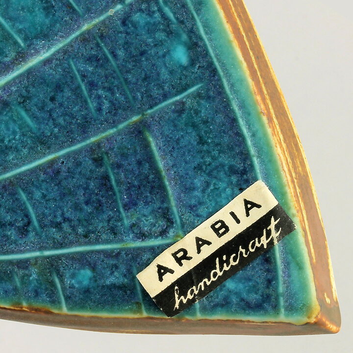 Taisto Kaasinen (Arabia 1960s) Colorful Butterfly Wall Plaque 19 cm (4)
