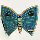 Taisto Kaasinen (Arabia 1960s) Colorful Butterfly Wall Plaque 19 cm (4)