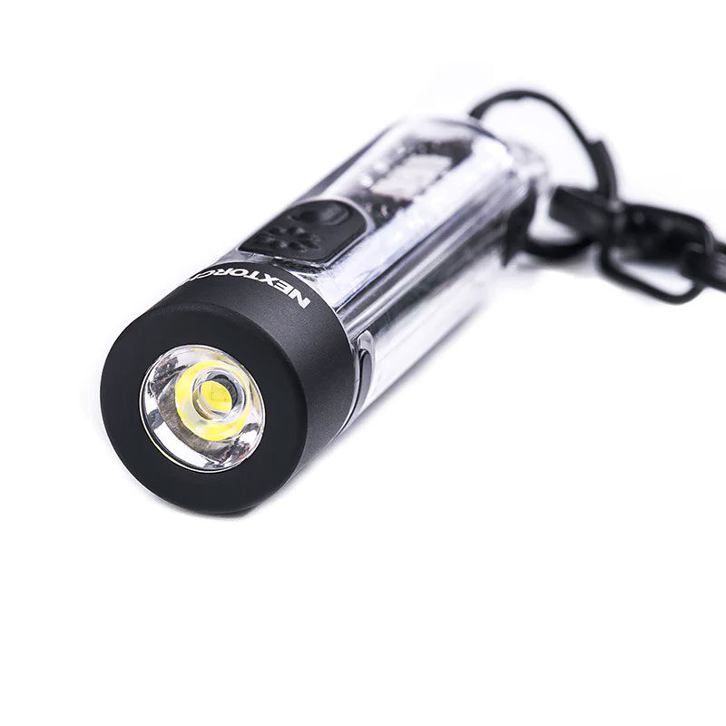 Nextorch K40 Nyckelringslampa 700lm Vit/Röd/Blå/UV Laddbar - 6