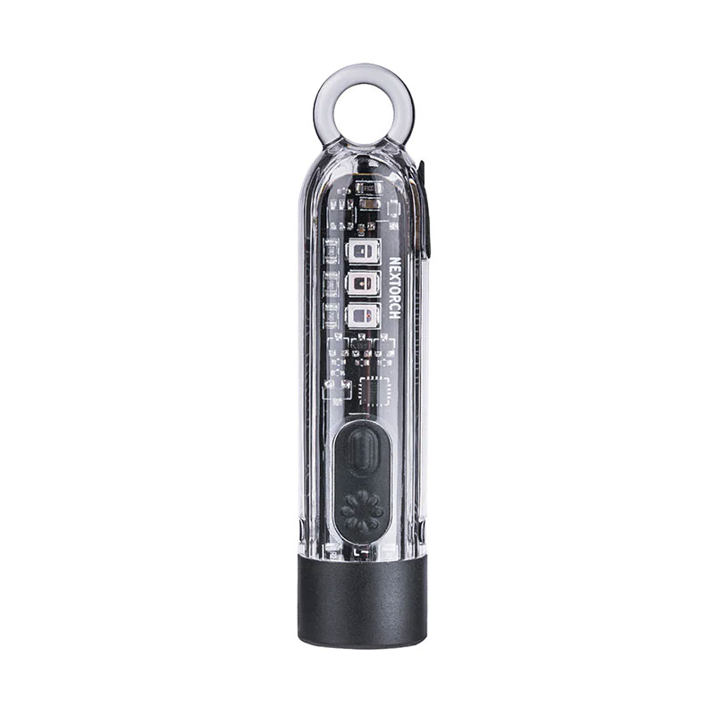 Nextorch K40 Nyckelringslampa 700lm Vit/Röd/Blå/UV Laddbar - 4