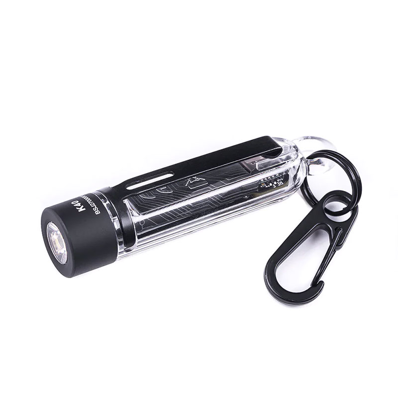 Nextorch K40 Nyckelringslampa 700lm Vit/Röd/Blå/UV Laddbar - 9