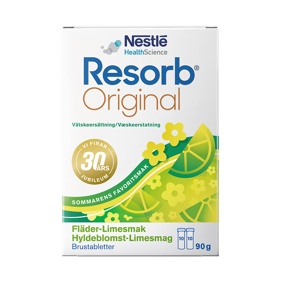 Resorb Original Brustablett Fläder-Lime 20st