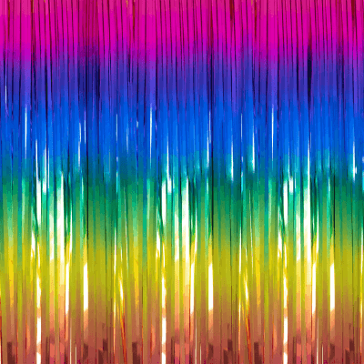 Draperi regnbåge 100 x 200