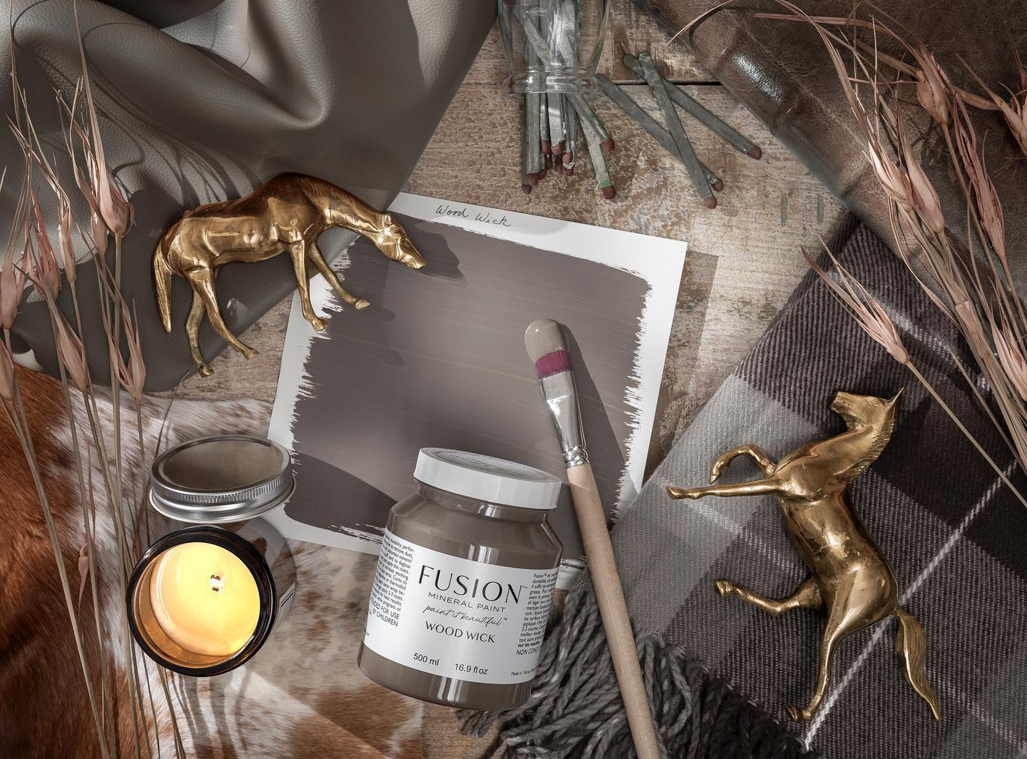 Fusion Mineral Paint Wood Wick - 8