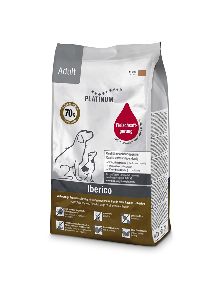 Platinum hundfoder/ hundgodis Iberico Gris
