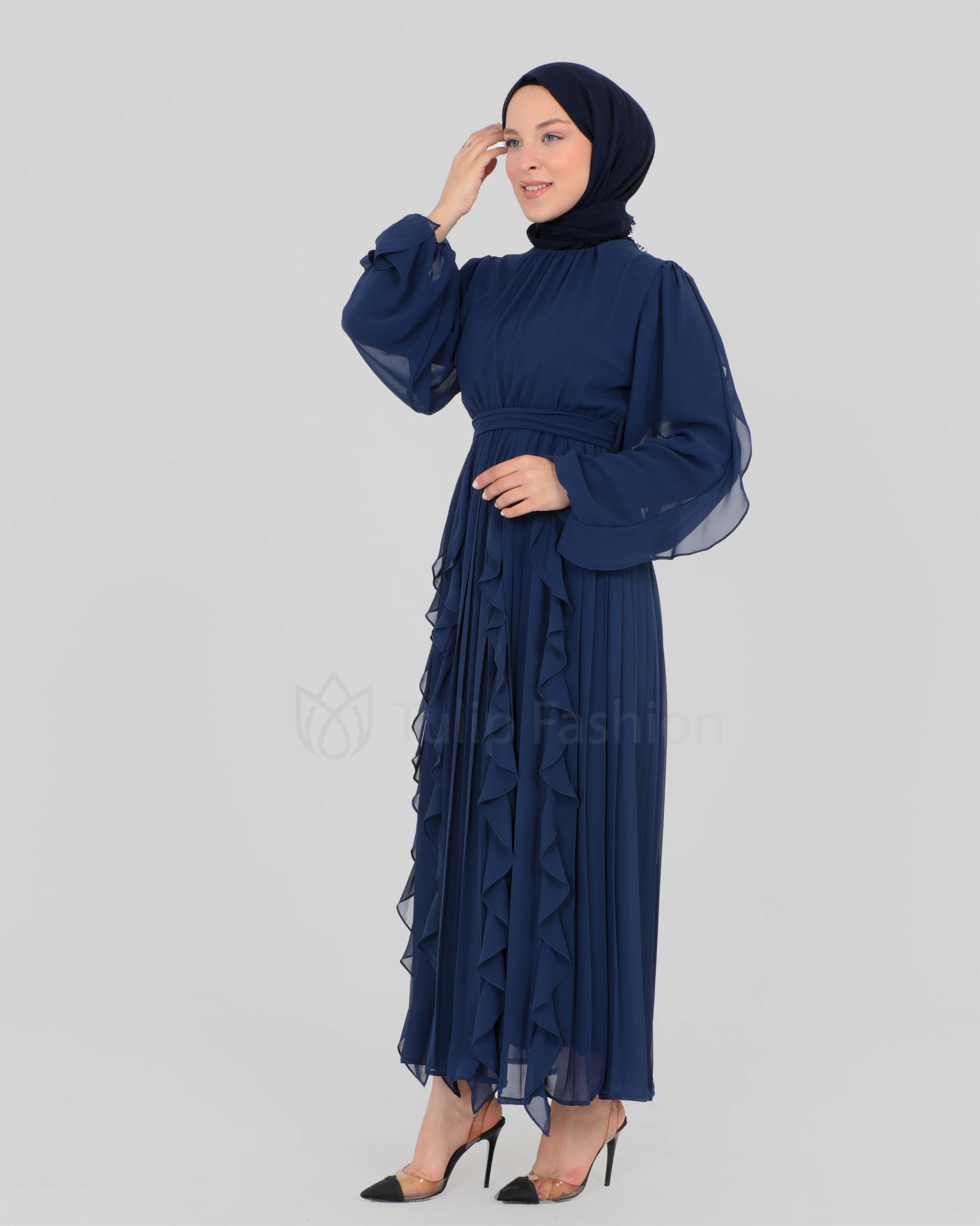 Maxi dress - Midnight blue - 3