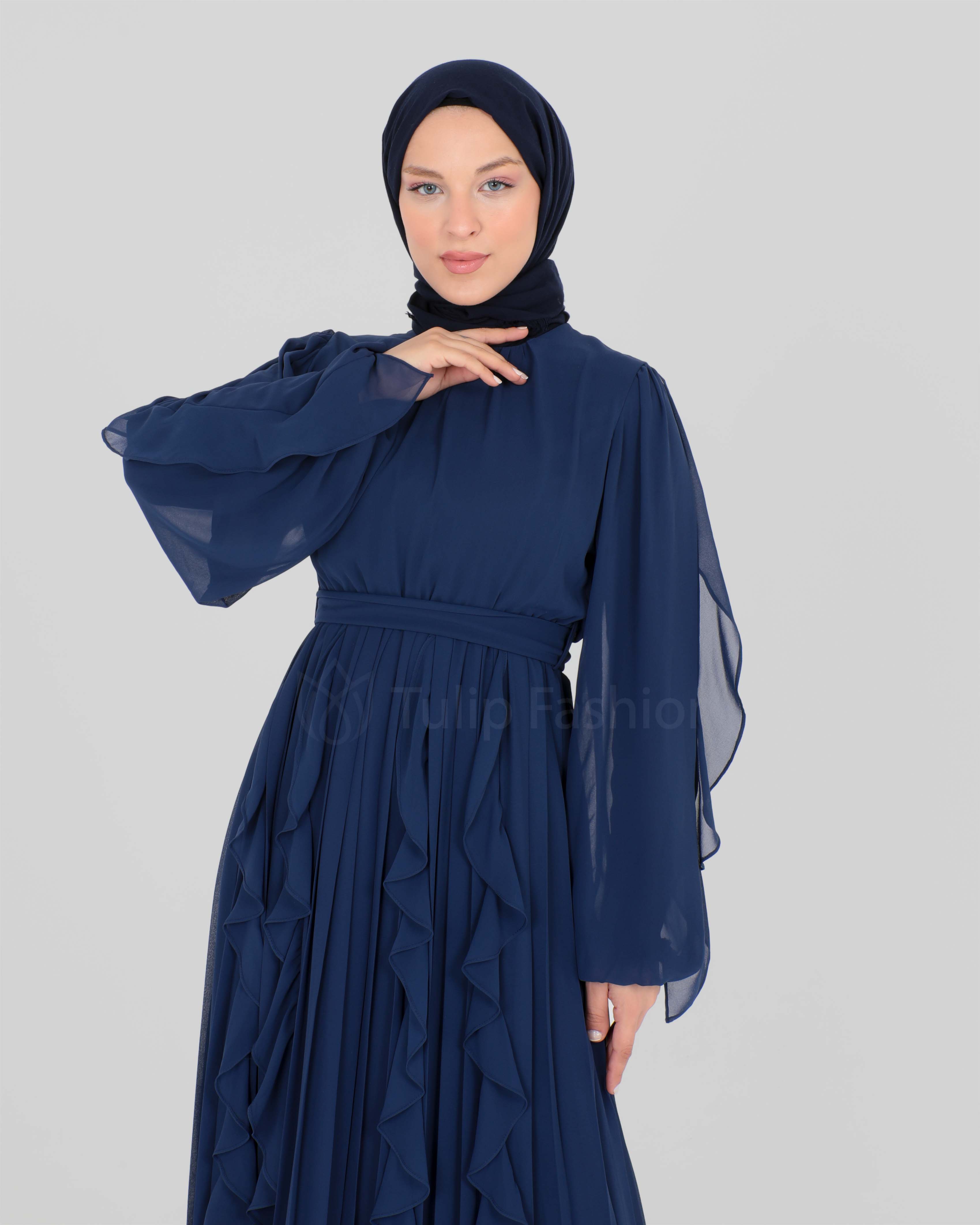 Maxi dress - Midnight blue - 5