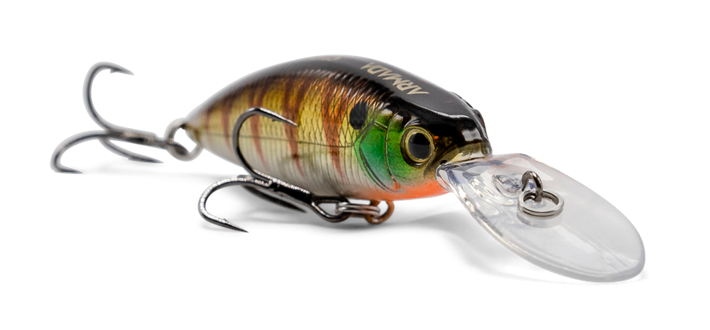 armada the guard 60mm is a crankbait for perch of 7.5g. the wobbler is floating and catches a lot of fish. perch