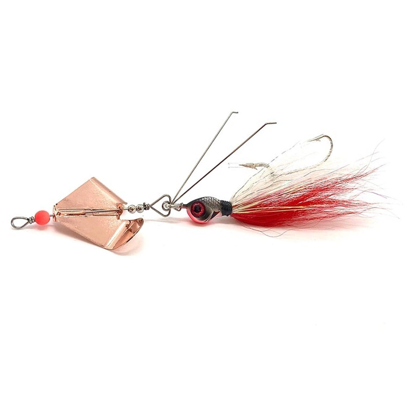 armada eyebuzzer is a surface bait for pike of 21g. The propeller spins in the surface and splashes away grass. roach
