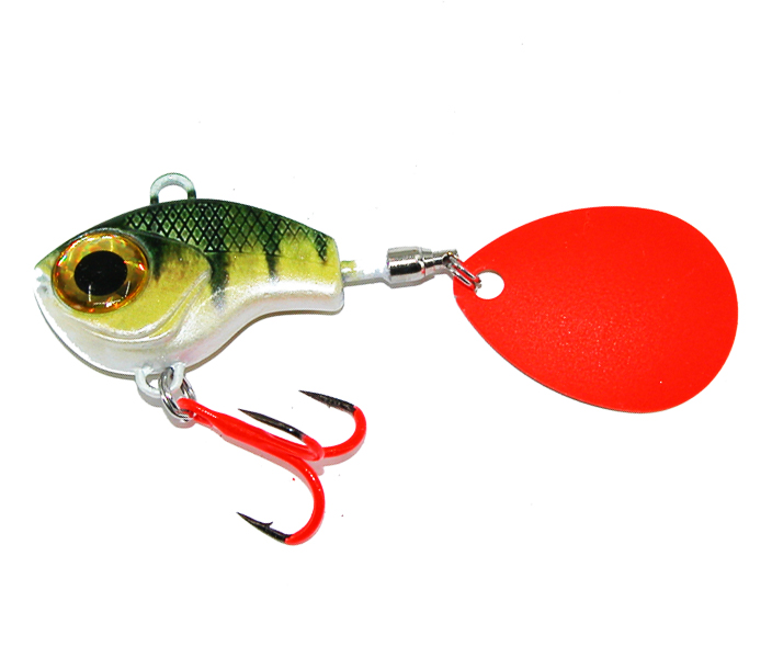 armada eyecatcher 12g är en spinnertail som kastar långt och fiskar bra på abborre, regnbåge och öring. perch