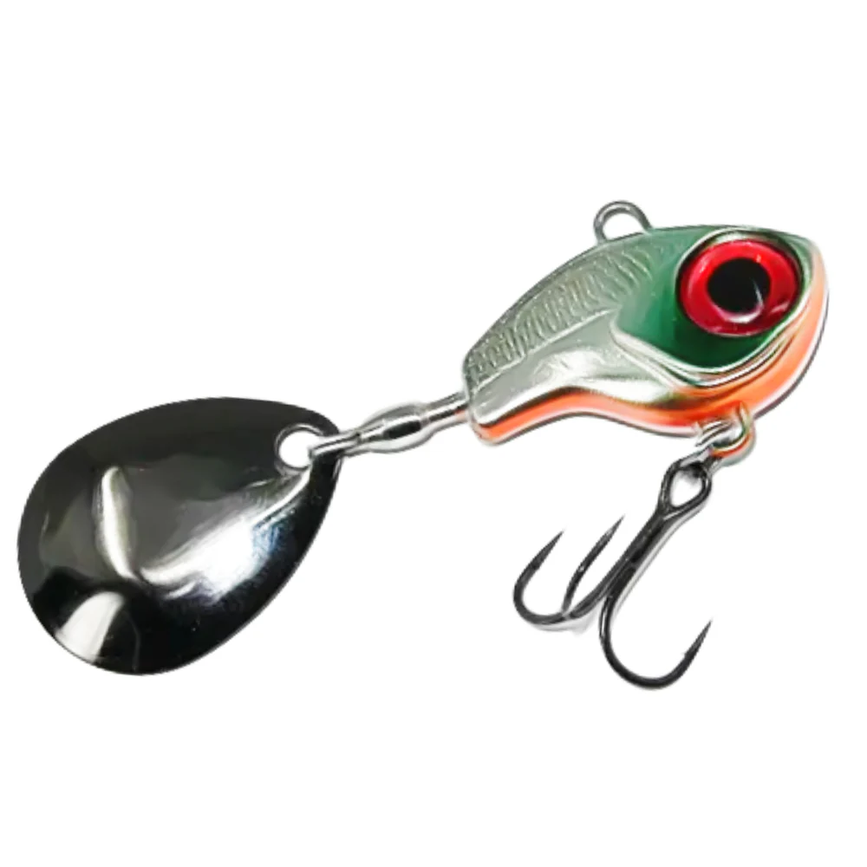 armada eyecatcher 12g är en spinnertail som kastar långt och fiskar bra på abborre, regnbåge och öring.