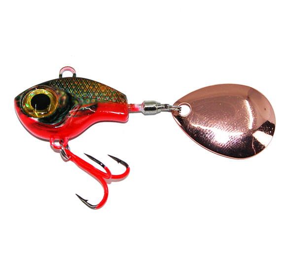 armada eyecatcher 12g är en spinnertail som kastar långt och fiskar bra på abborre, regnbåge och öring. char