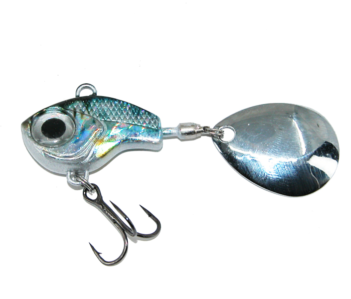 armada eyecatcher 12g är en spinnertail som kastar långt och fiskar bra på abborre, regnbåge och öring. blue flash