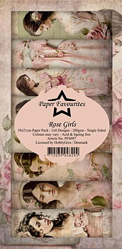 Paper Favourites Slim Card  -Rose Girls