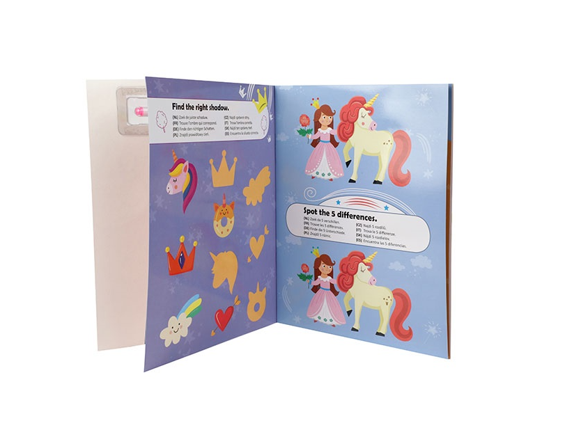 Reusable Activity Book Unicorn with pen - 2