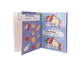 Reusable Activity Book Unicorn with pen