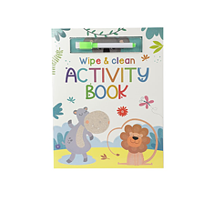 Reusable Activity Book Wild Animal with pen