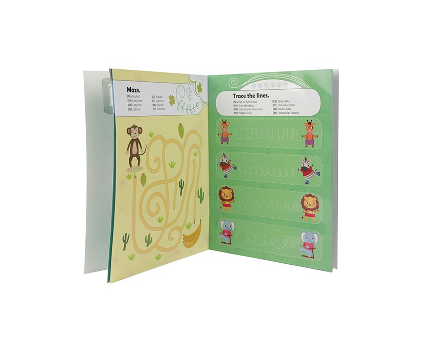 Reusable Activity Book Wild Animal with pen - 2