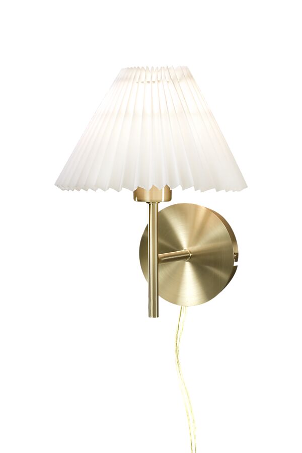 ESTER vägglampa, matt mässing - Aneta Lighting