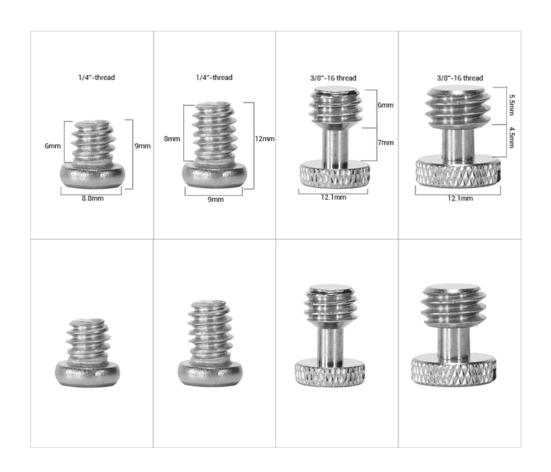 SMALLRIG 2326 Screw Set for Camera Accessories - 5