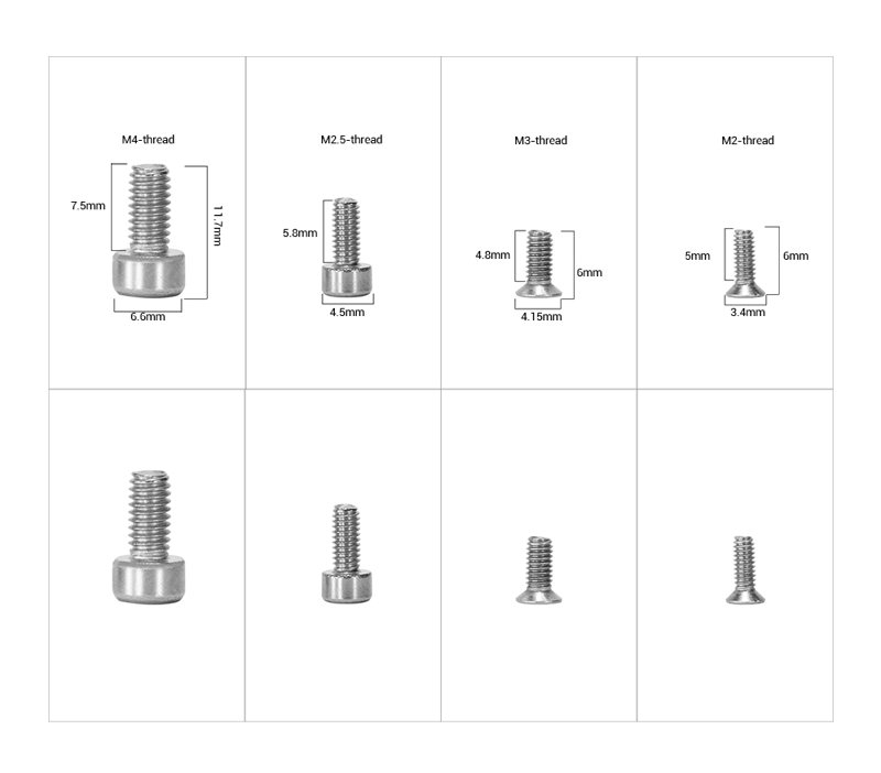 SMALLRIG 2326 Screw Set for Camera Accessories - 4