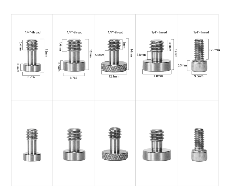 SMALLRIG 2326 Screw Set for Camera Accessories - 3
