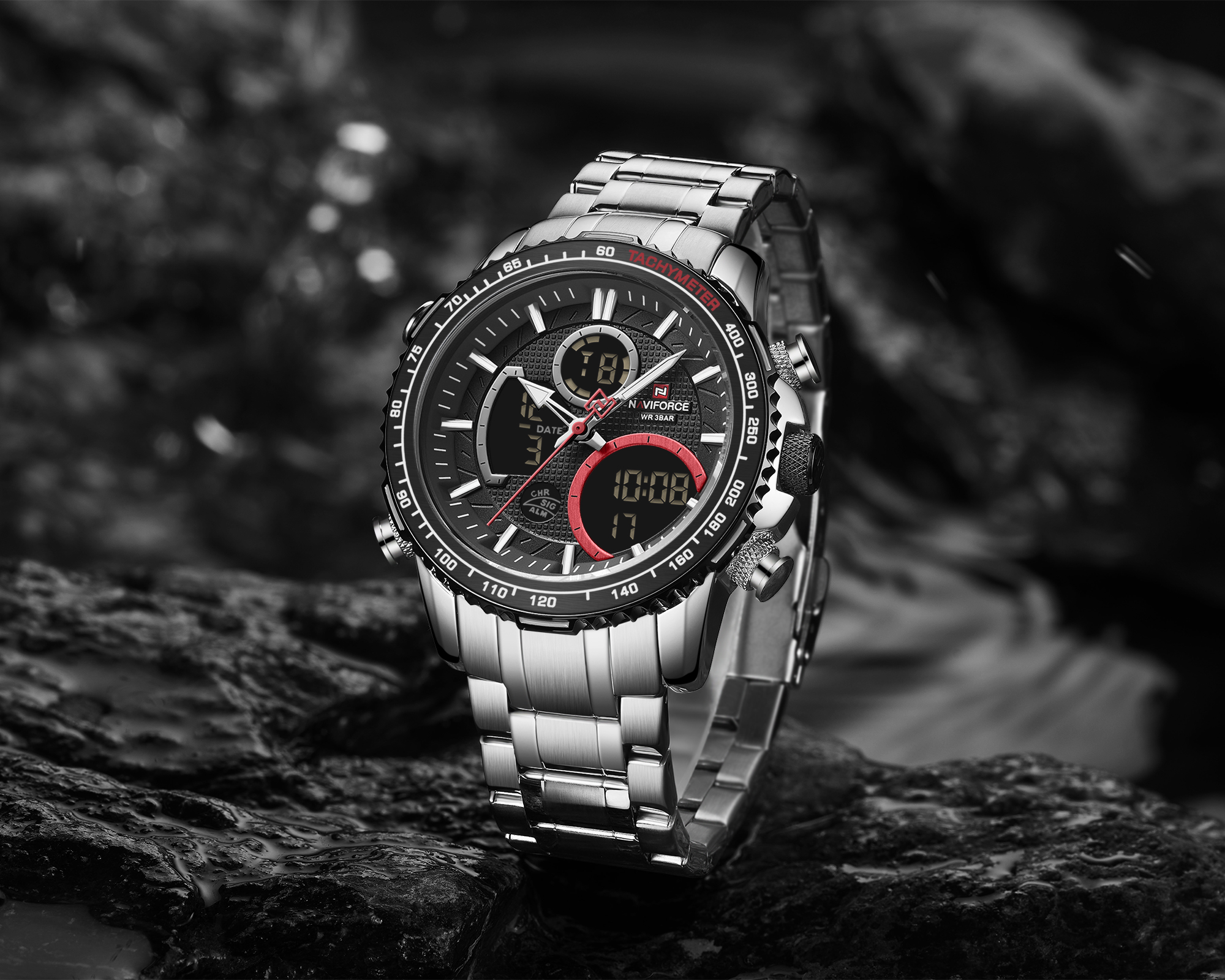 Naviforce Raptor Silver Black - 4