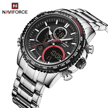 Naviforce Raptor Silver Black