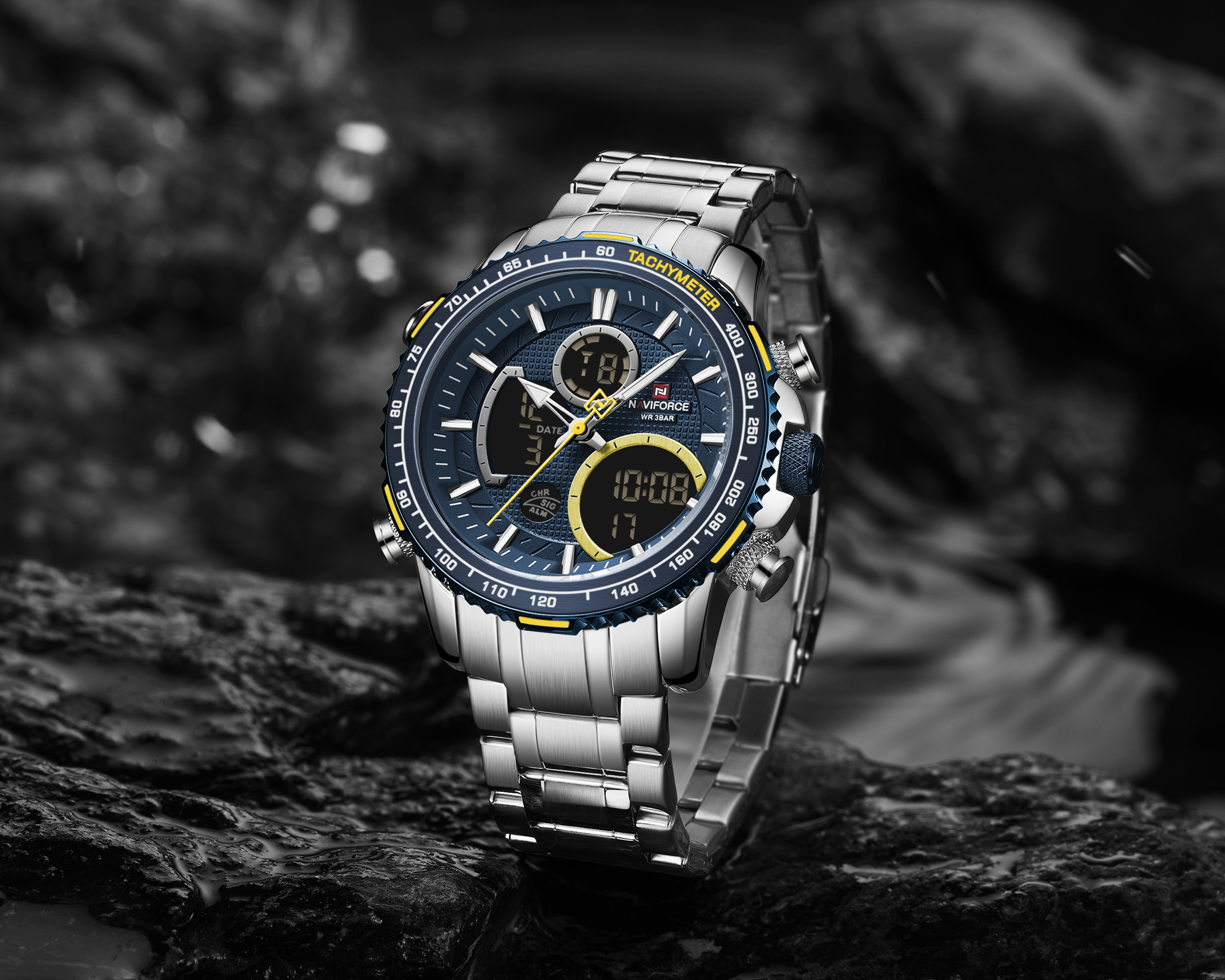 Naviforce Raptor Silver Blue - 3