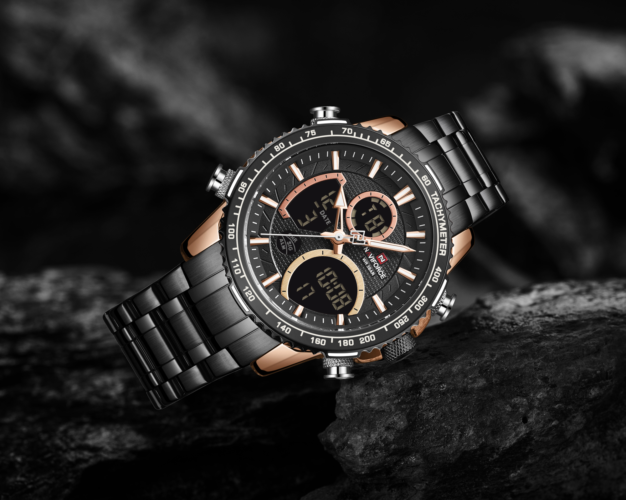 Naviforce Raptor Rose Gold Black - 5