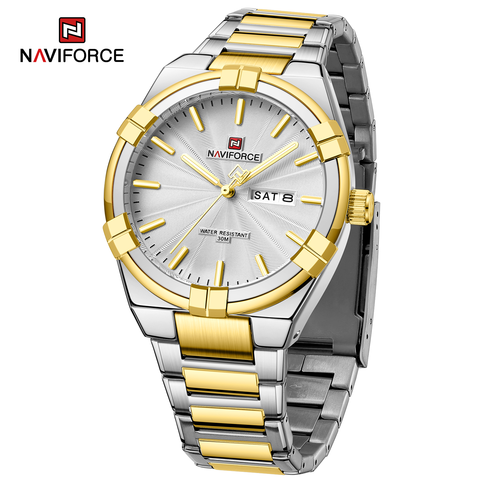 Naviforce Ripcurl Gold Silver - 4