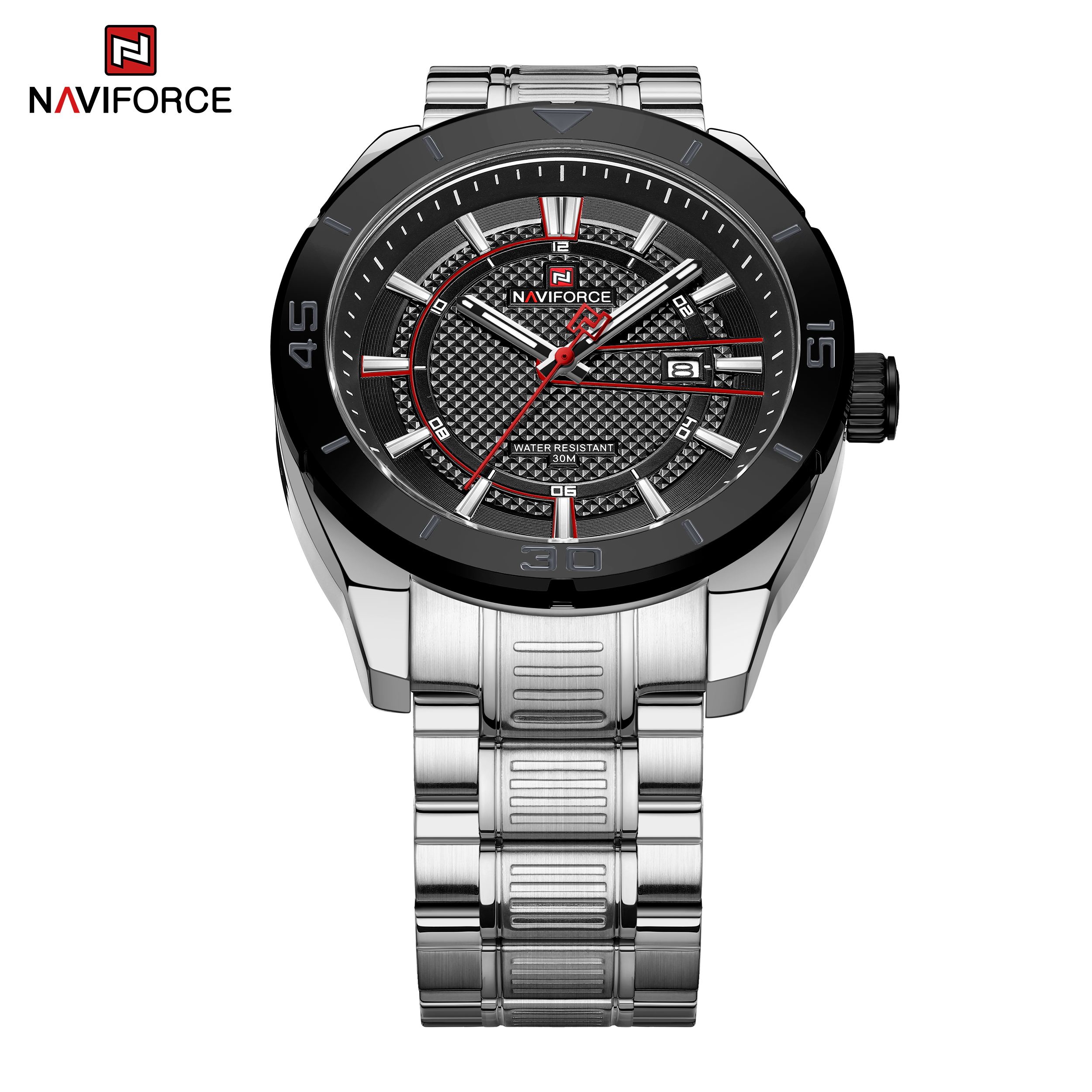 Naviforce Recon Silver Black - 4