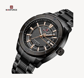 Naviforce Recon Silver Black