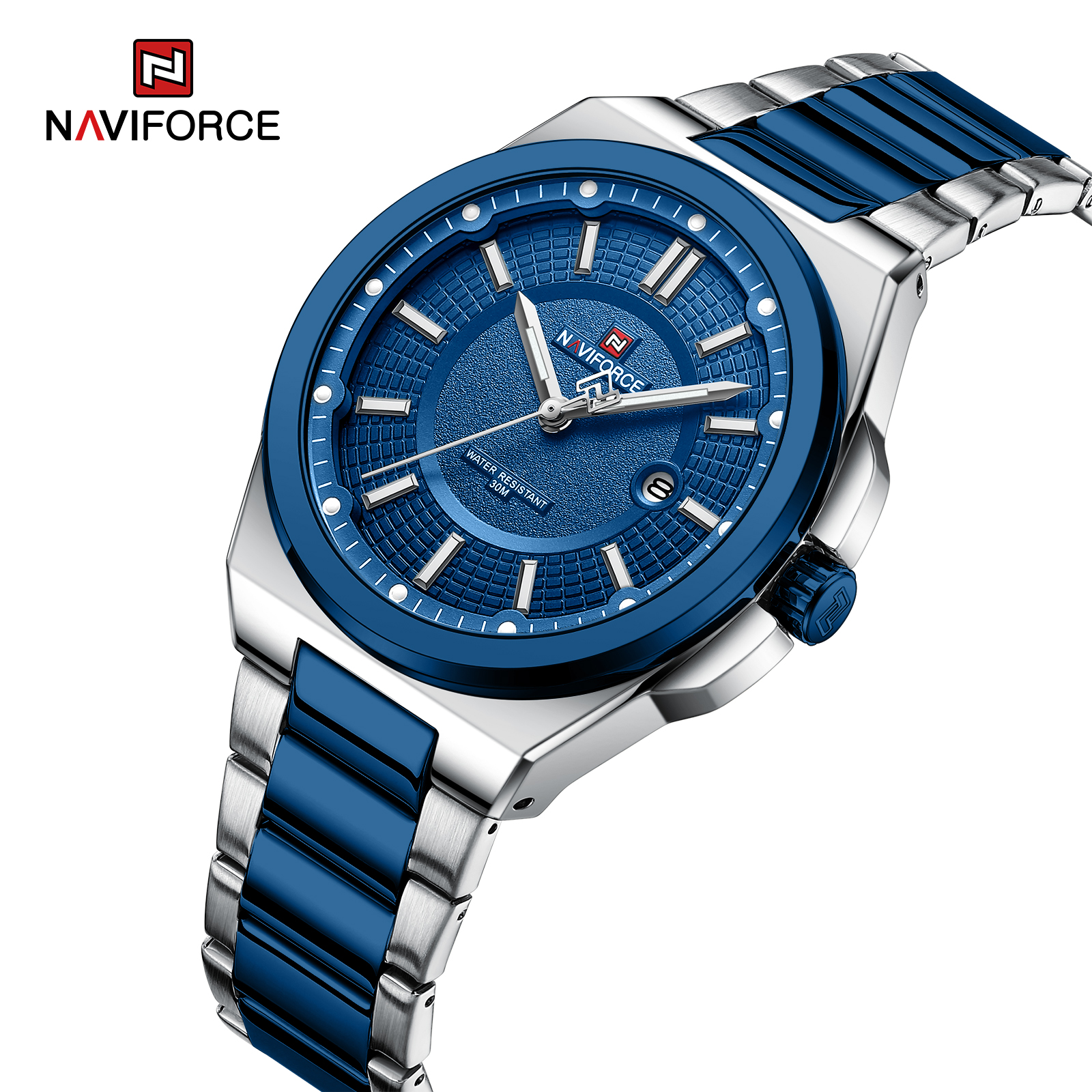 Naviforce Banshee Silver Blue