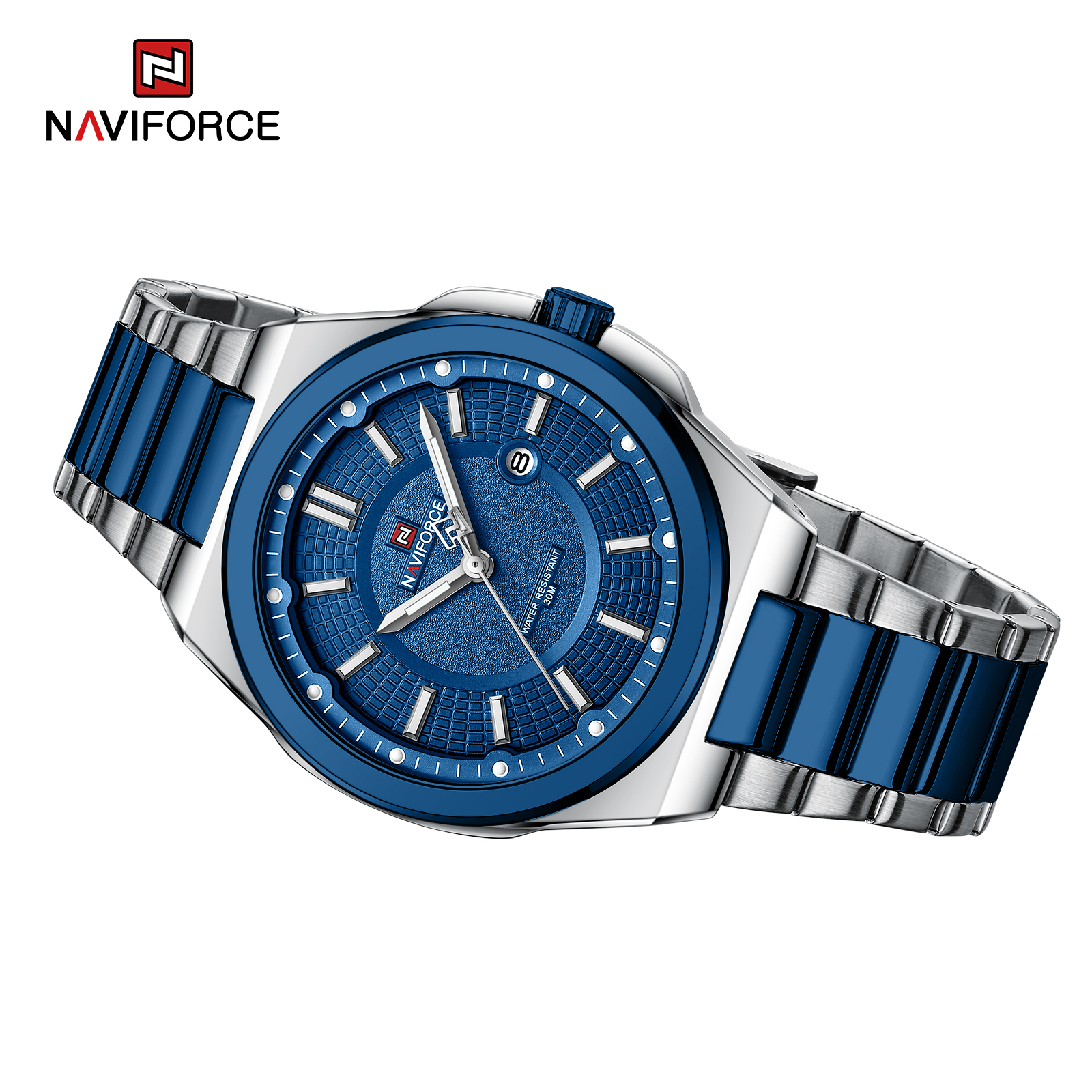Naviforce Banshee Silver Blue - 4