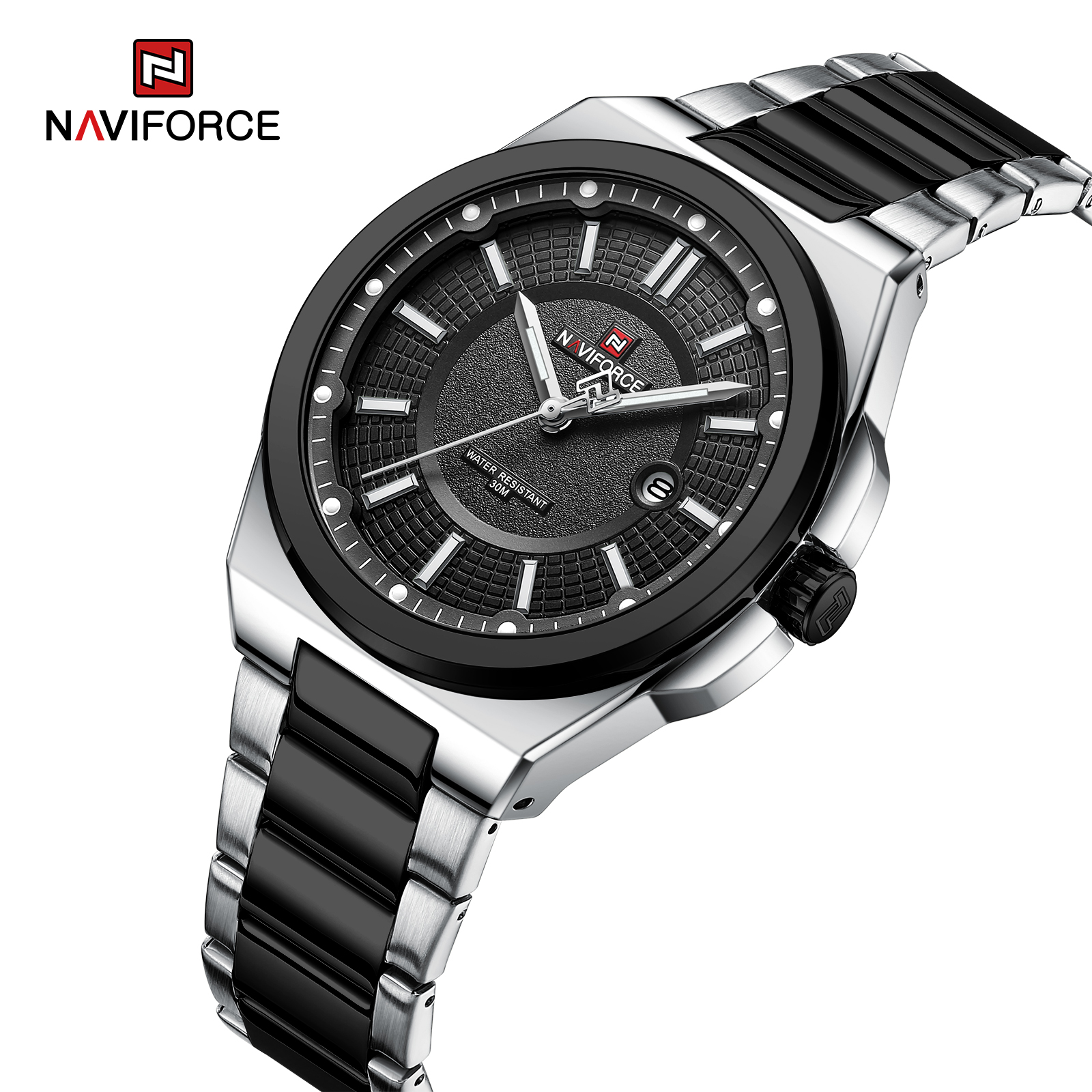 Naviforce Banshee Silver Black - 2