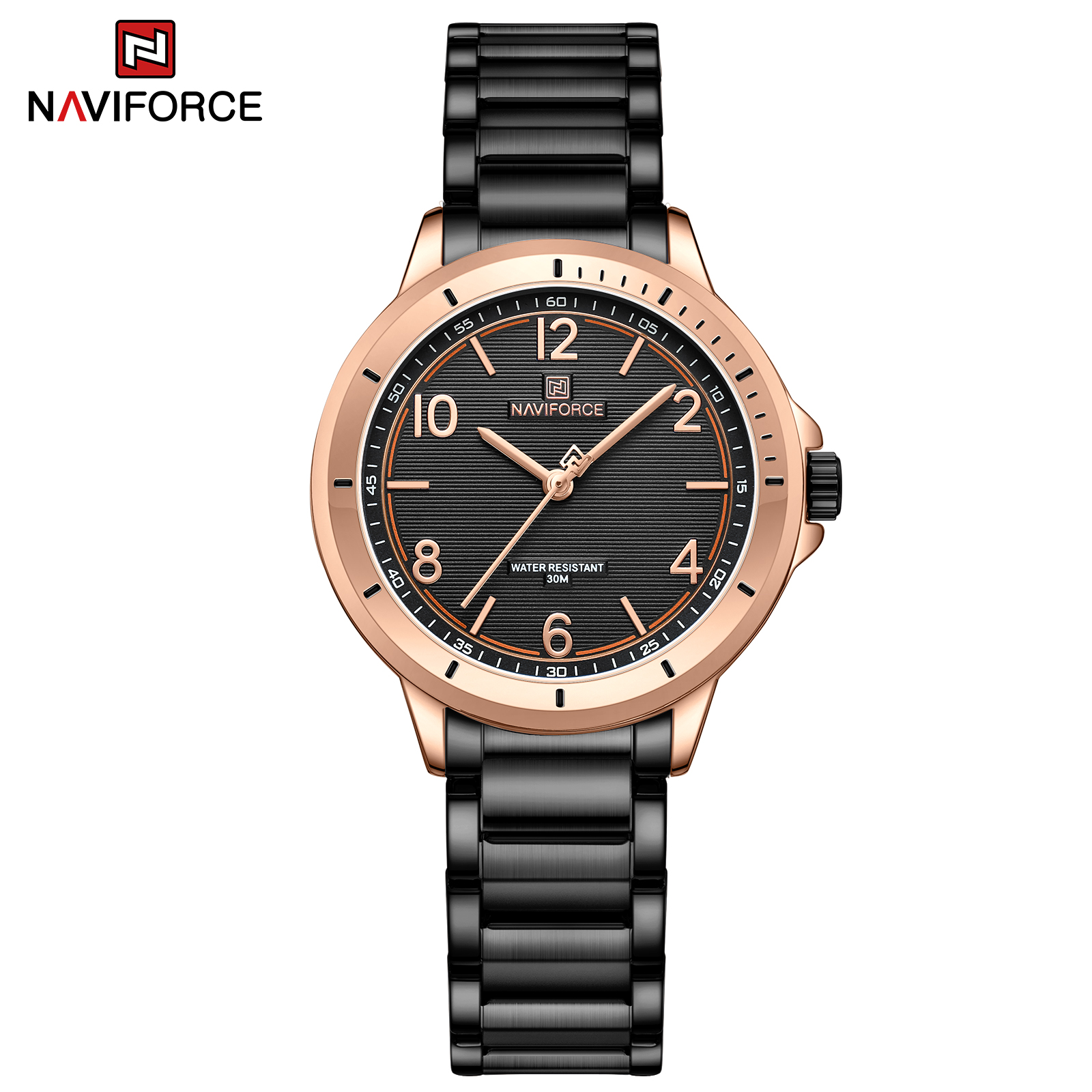 Naviforce Hestia Rose Gold Black