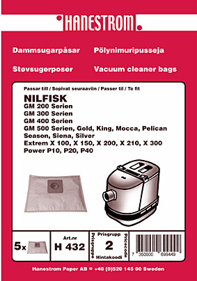 DAMMSUGARPÅSAR HANESTROM H432, 5-PACK 