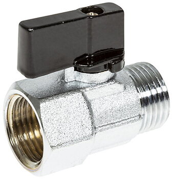Kulventil 1/2 mini med inv/utv gänga