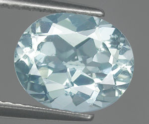 2.40 ct very nice oval cut natural aquamarine gemstone - 4