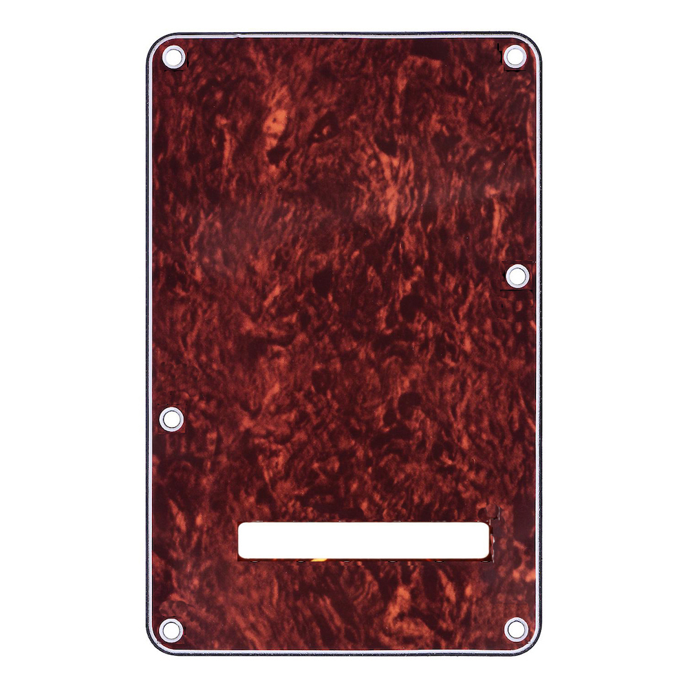 Backplate Tremolo Cover 3-Ply 1 String Slot (Tortoise)
